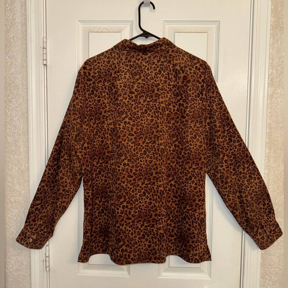 White Stag Animal Print Top - browns/black - Picture 2 of 5